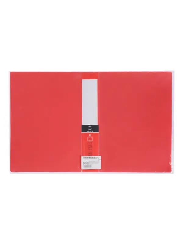 Папка А4, 100 прозрачных файлов, 400 мкм, МИКС