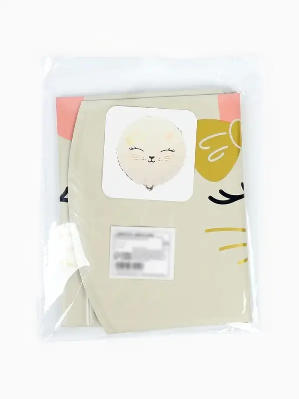 Воздушный шар фольгированный 17" &laquo;Кошечка&raquo;, цвет молочный матовый