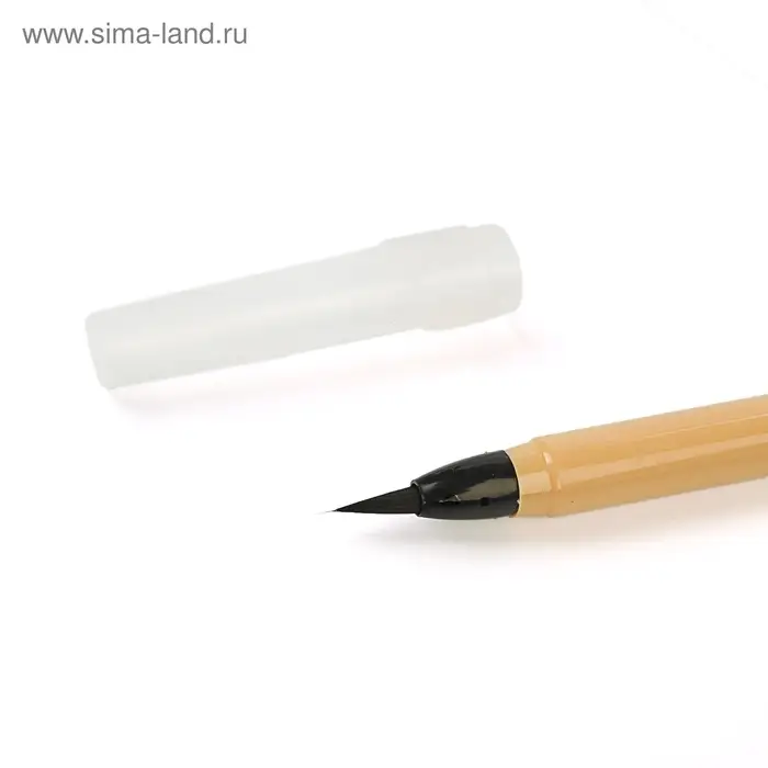 Кисть для каллиграфии, с тушью, в блистере
