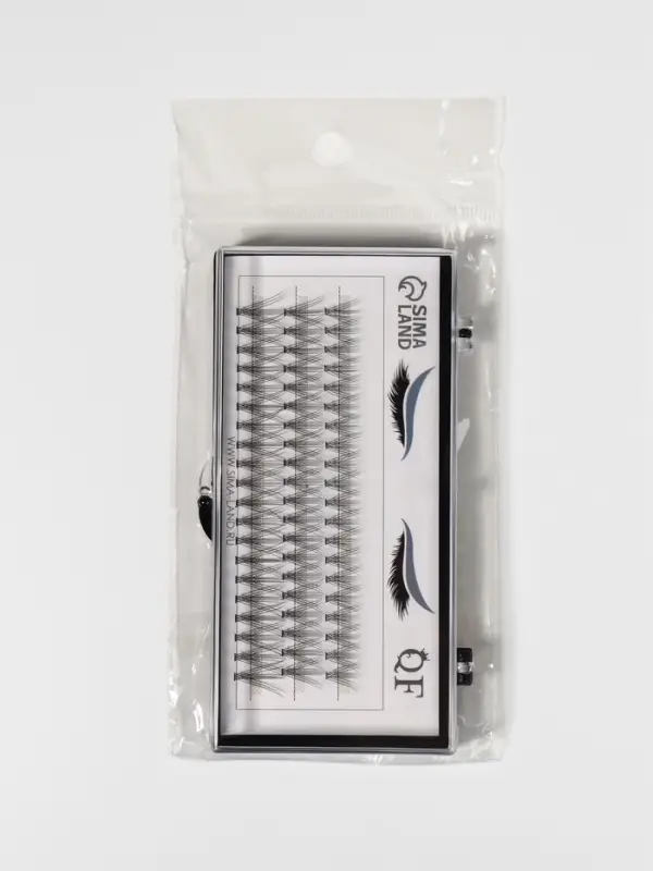 Набор накладных ресниц &laquo;Классика&raquo;, пучки, 10, 12, 14 мм, толщина 0.1 мм, изгиб D, 10 D