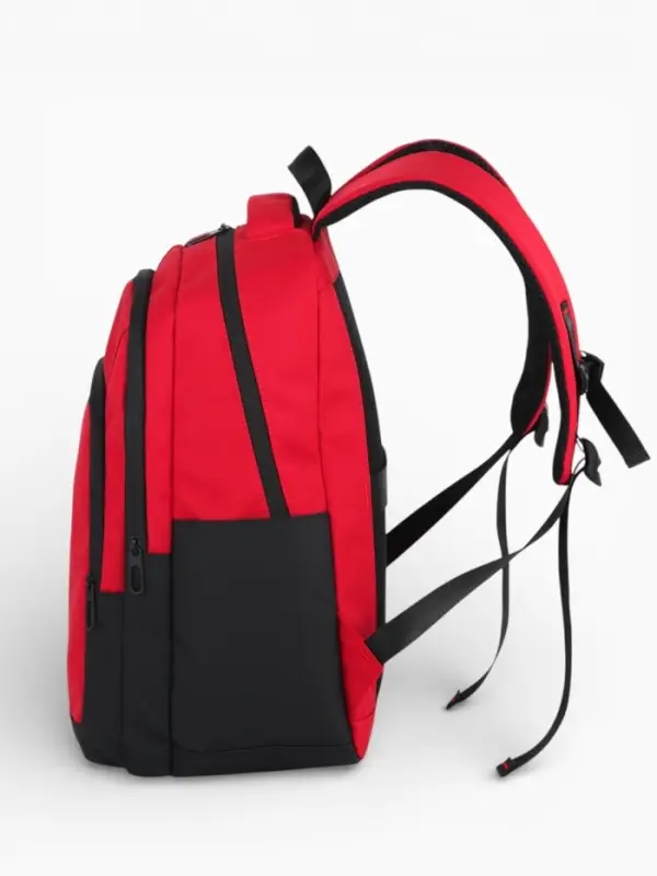Рюкзак, водонепроницаемое дно, 2 отделения, 3 кармана, 31&times;14.5&times;45 см, красный