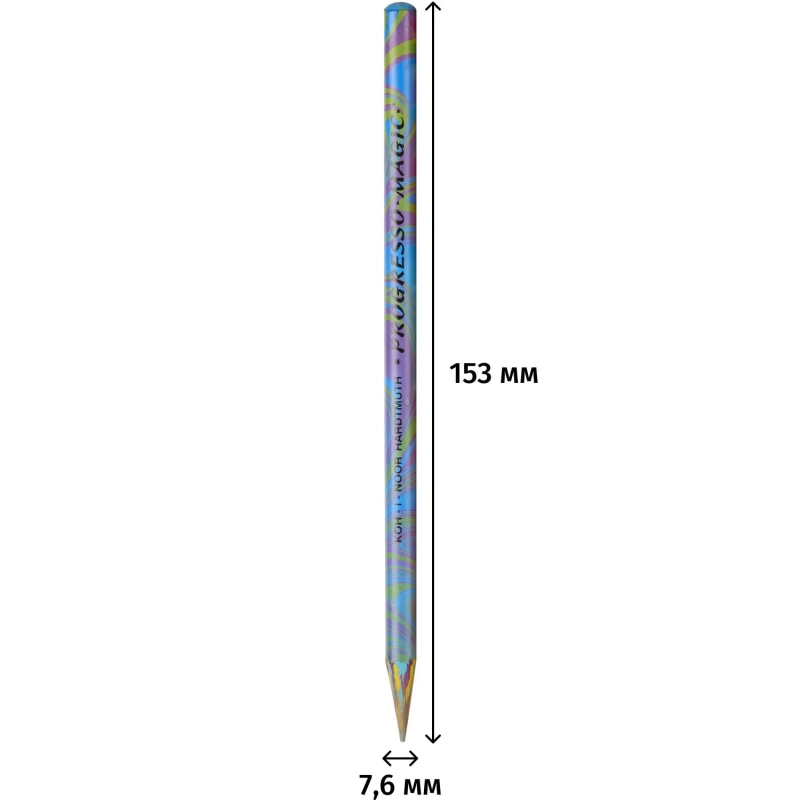 Карандаши цветные многоцветные MAGIC 9038, 3шт ассорти: ORIGINAL, AMERICA