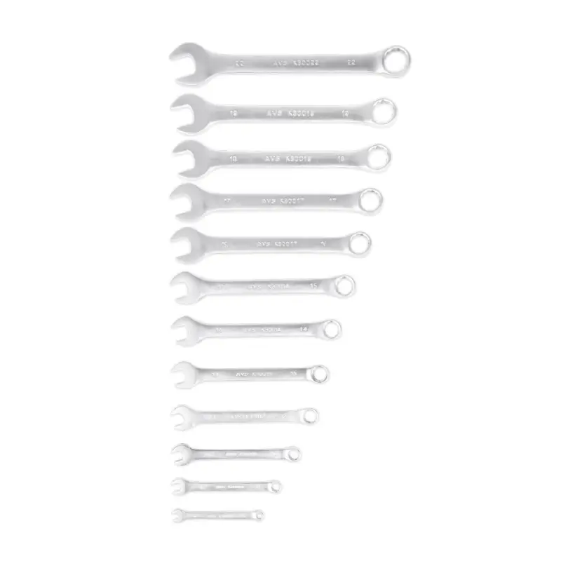 Набор ключей гаечных комбинированных на держателе (6-22 мм) (12 предметов) (ЕВРО) AVS K3N12PE