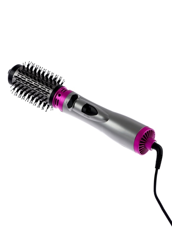 Фен-щетка LFS-03, 1200 Вт, 3 режима нагрева, 3 скорости, серо-розовый Фен-щетка LFS-03, 1200 Вт, 3 режима нагрева, 3 скорости, серо-розовый