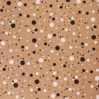 Крафт бумага «Конфетти» черный/белый на коричневом фоне, 0.72×10±5% м, 60 г Крафт бумага «Конфетти» черный/белый на коричневом фоне, 0.72×10±5% м, 60 г