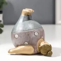 Фигурка полистоун «Пышечка: упражение берёзка», 10.5×11×11.5 см Фигурка полистоун «Пышечка: упражение берёзка», 10.5×11×11.5 см