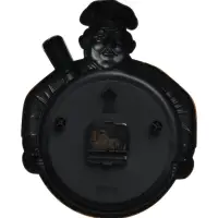 Часы настенные интерьерные &laquo;Шеф&raquo;, серия: Кухня, бесшумные, плавный ход, 29.5&times;23 см, d=16.5 см, медные, серебристые