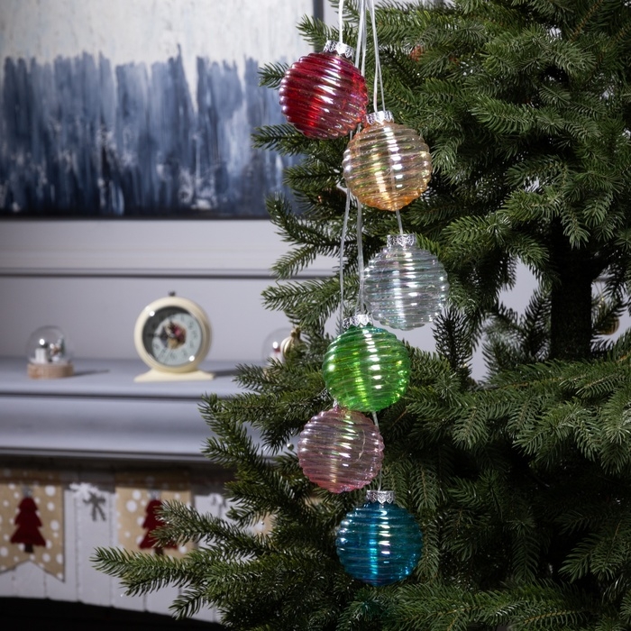 Гирлянда «Нить-гроздь» 60 см, нить прозрачная, «Красочные шары», 30 LED, 4.5 В, батарейки ААх3 (нет в комплекте), свечение тёплое белое Гирлянда «Нить-гроздь» 60 см, нить прозрачная, «Красочные шары», 30 LED, 4.5 В, батарейки ААх3 (нет в комплекте), свечение тёплое белое