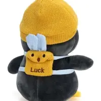 Мягкая игрушка &laquo;Пингвин&raquo; с рюкзаком, в жёлтой шапке, 22 см
