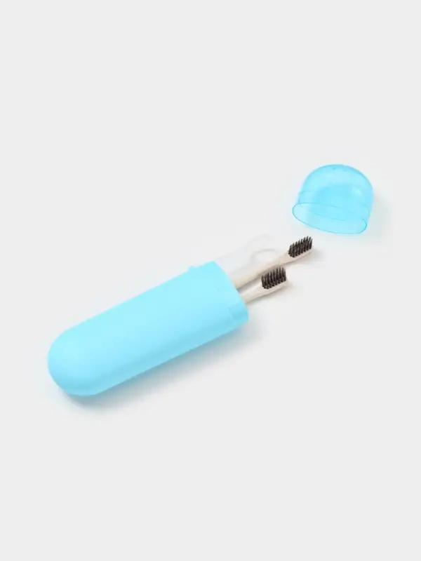 Футляр для зубной щётки и пасты, 20&times;6.5&times;3 см, МИКС