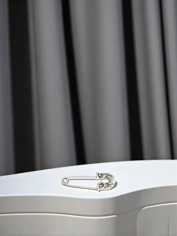 Булавка-оберег KARMA SERIES &laquo;Защита от сглаза&raquo;, 4 см, цвет чернёное серебро