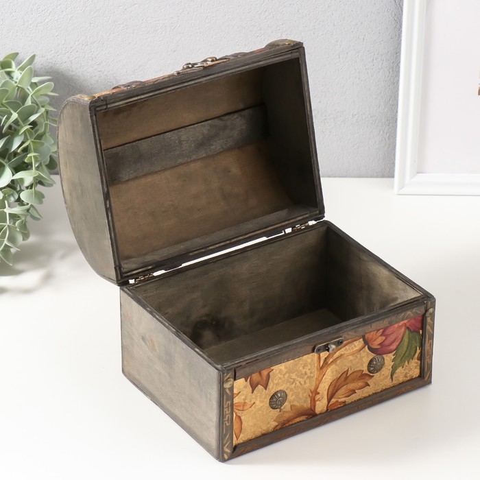 Шкатулка сундук дерево  Шкатулка сундук дерево "Джианна" 20х15х15,5 см