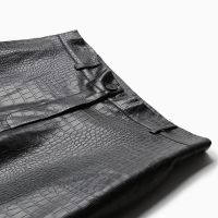 Брюки женские (экокожа) MINAKU: Eco leather цвет черный, р-р 46