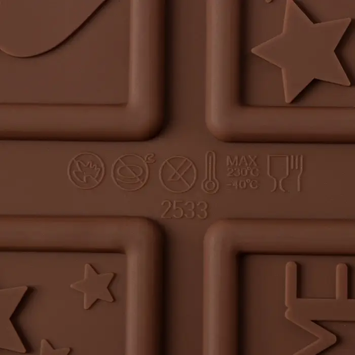 Форма для шоколада Доляна Home made, силикон, 26&times;18&times;0.5 см, 6 ячеек (7.5&times;5.2 см), МИКС