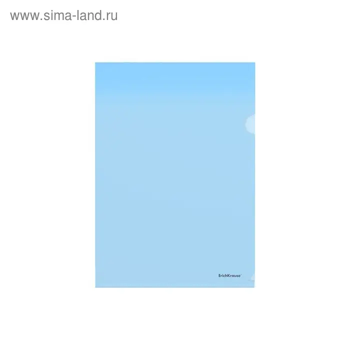 Папка-уголок А4, 160 мкм, ErichKrause Glossy Classic, прозрачная, микс Папка-уголок А4, 160 мкм, ErichKrause Glossy Classic, прозрачная, микс