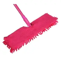 VETTA Швабра с двухсторон. насадкой эконом микрофибра 40x12см,ручка телескоп, окраш.металл, 110 см