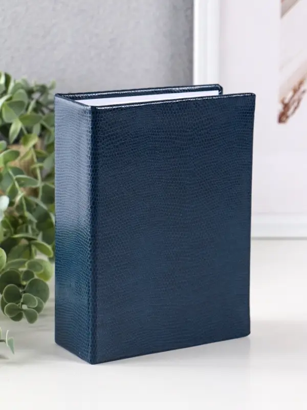 Фотоальбом Делюкс 100 фото, серый, 10X15см, ПП карм.