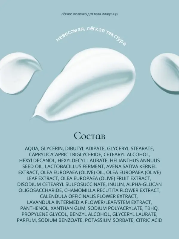Молочко для тела младенца Baby Balance легкое, 250 мл Молочко для тела младенца Baby Balance легкое, 250 мл
