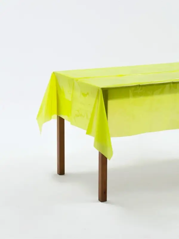 Скатерть 137*183см, флюорисцентная, цвет желтый