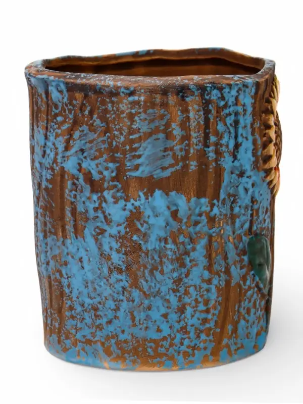 Декоративный горшок для цветов &laquo;Подсолнух&raquo;, 9&times;9&times;10 см, керамический, Greengo