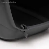 Переноска для животных до 12 кг &laquo;Пижон&raquo;, 49&times;33&times;32 см, металлическая дверь, пластик, белая, серая