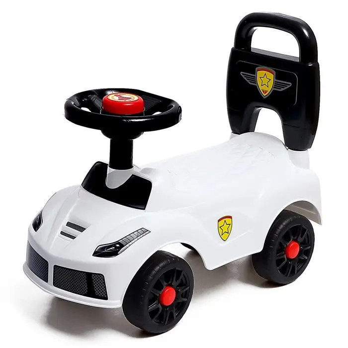 Толокар - пушкар детский &laquo;Ночной гонщик. Машинка&raquo;, звуковые эффекты, цвет белый