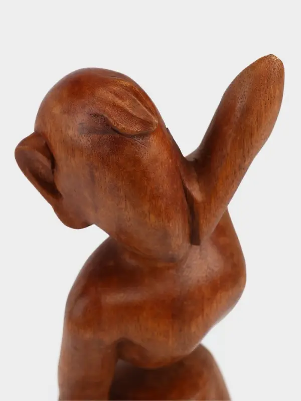 Абстракция "Отдых" дерево Суар, 30х12х12 см