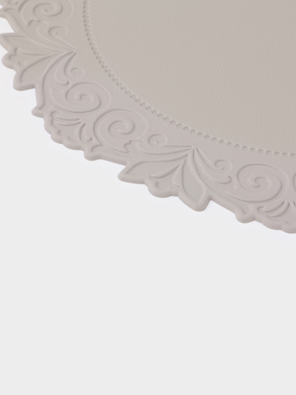 Набор салфеток сервировочных на стол Доляна, 2 шт, 38×38 см, серый Набор салфеток сервировочных на стол Доляна, 2 шт, 38×38 см, серый