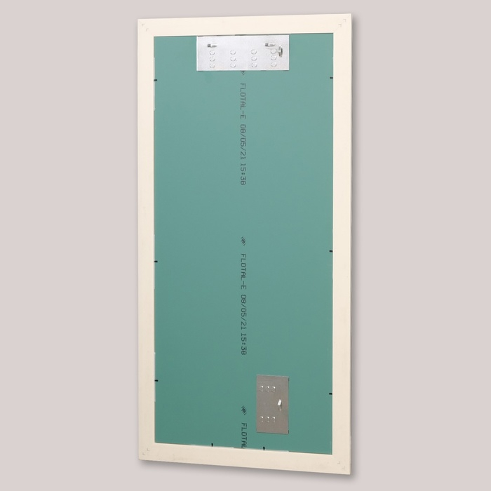 Зеркало настенное «Верона», белое, 60х120 см, рама пластик, 60 мм