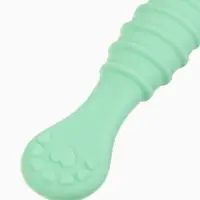 Ложка детская для прикорма, силикон, набор 3 шт., мятный M&B