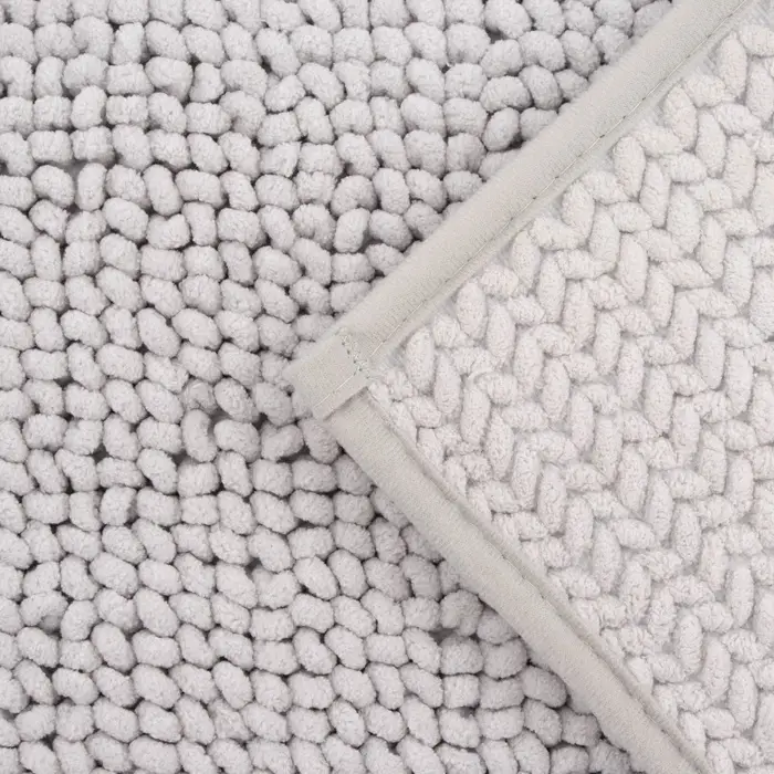 Коврик для дома LaDо́m, букли, плотность 1100 г, 50&times;80 см, серый
