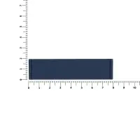 Лейбл из ПВХ Dzeta, S, темно-синий