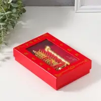 Нэцкэ металл "Пагода литературы" золото набор 2 шт 3,8х3,8х13,5 4х12х17,5 см