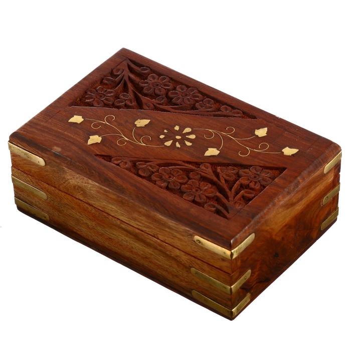 Шкатулка  Шкатулка "Душа" дерево 15х10х6