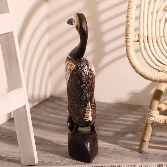 Сувенир &laquo;Утка с утёнком&raquo;, 52&times;9&times;17 см, дерево