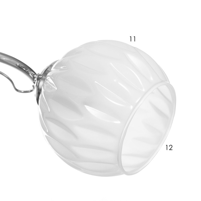 Люстра Люстра "Селена" 3х40Вт Е27 Хром 48х48х21см