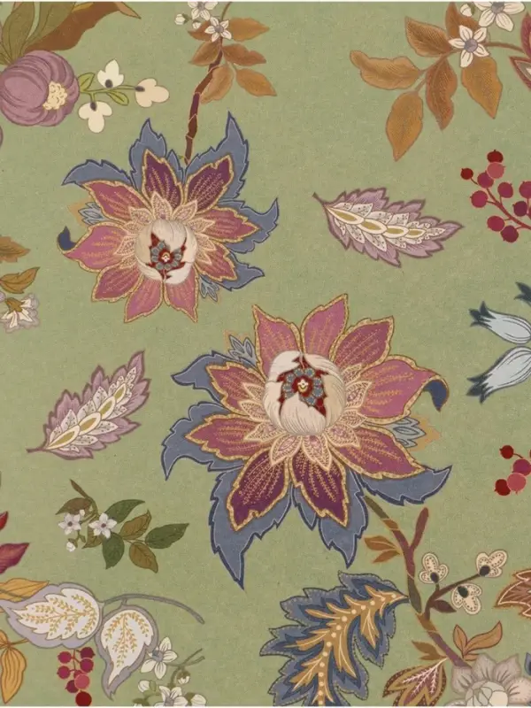 Бумага упаковочная глянцевая двухсторонняя &laquo;Цветы&raquo;, 70&times;100 см