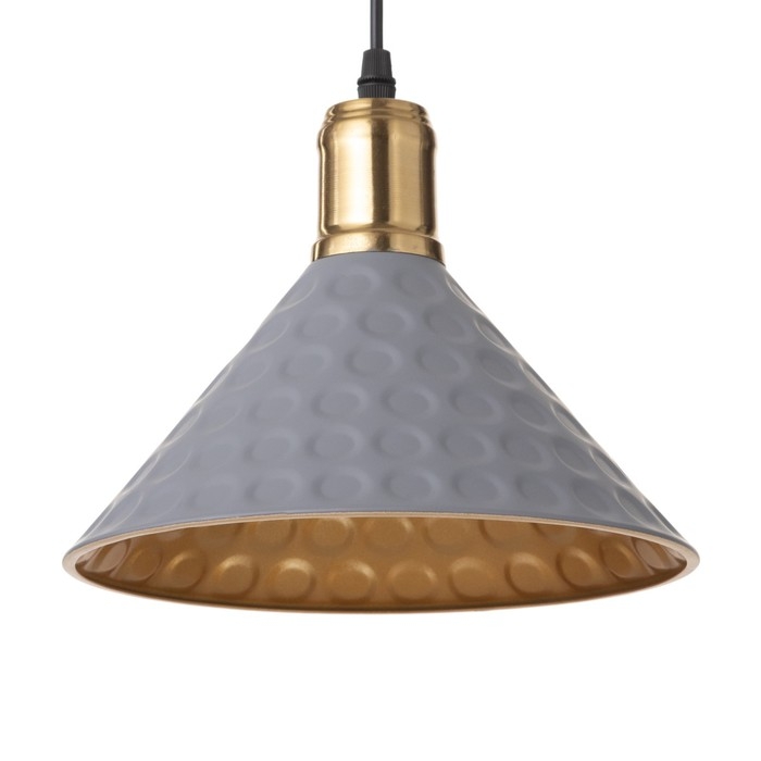 Светильник BayerLux Светильник BayerLux "Чеканка" Е27 40Вт серый-золото 24х24х17-117 см