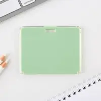 Чехол для бейджа «Листья», 9 х 7 см