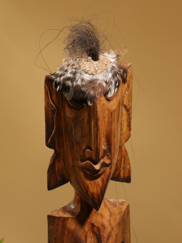 Сувенир интерьерный Сувенир интерьерный "Абориген" 19х14х100 см, дерево, цв. коричневый