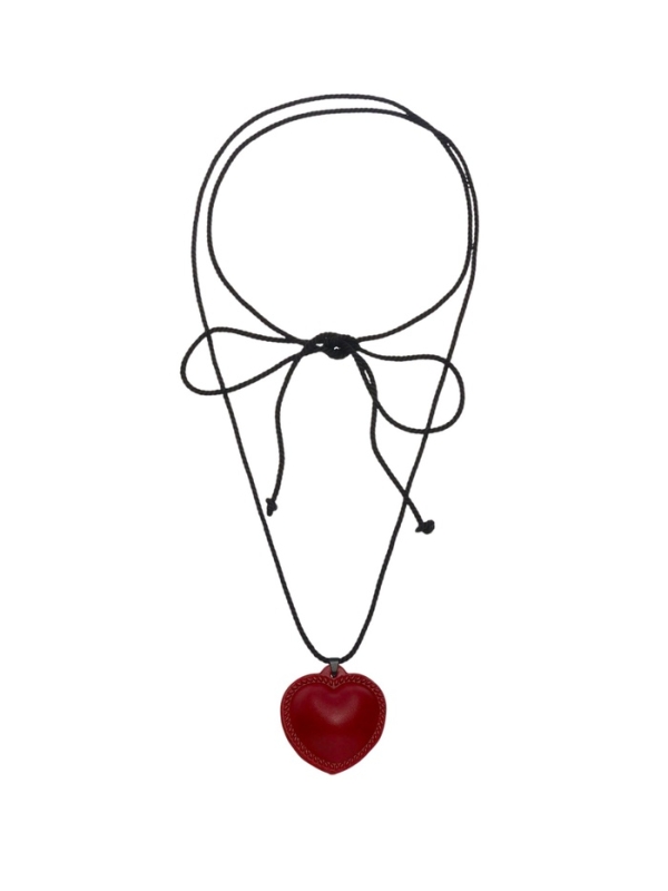 Портупея с кулоном «Сердечко» кожа, трансформер, бордовая, 150 см Портупея с кулоном «Сердечко» кожа, трансформер, бордовая, 150 см