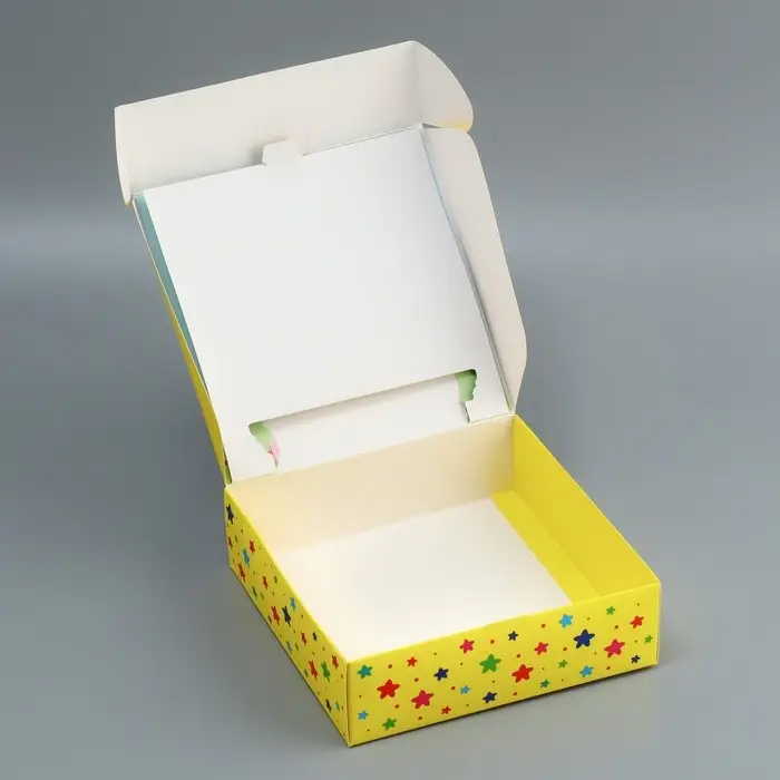 Коробка подарочная складная, упаковка, «Тебе», 16.5 х 16.5 х 5 см Коробка подарочная складная, упаковка, «Тебе», 16.5 х 16.5 х 5 см