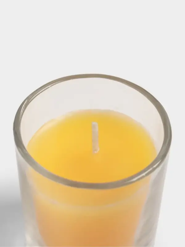 Свечи в стакане DAZZLE CANDLE 70 г, набор 2 шт., лимон