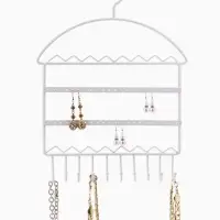 Органайзер для украшений &laquo;QF. Вешалка&raquo;, 28&times;6.7&times;36 см, белый