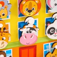 Развивающая игрушка с крючками Лесная мастерская &laquo;Дом&raquo;, 3+