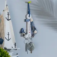 Термометр домашний настенный с крючком &laquo;Якорь с чайкой&raquo;, 12&times;9.5&times;2.5 см