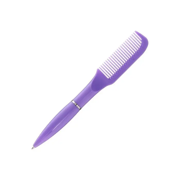 Ручка - прикол шариковая «Расчёска», поворотная, стержень синий, МИКС