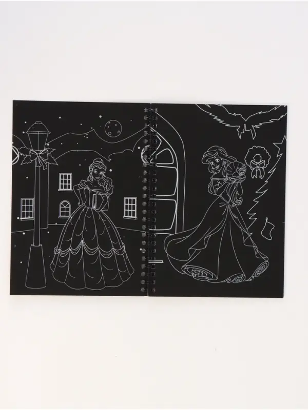 Подарочный набор в коробке Подарочный набор в коробке "Новогодний бал принцесс", 12 книг, Disney