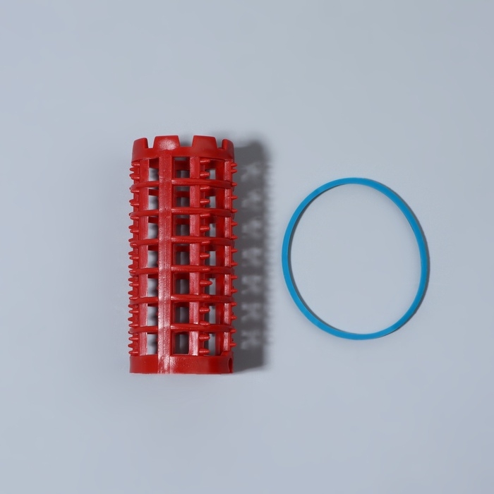 Бигуди на резинке, d = 2,7 см, 8 шт, цвет МИКС