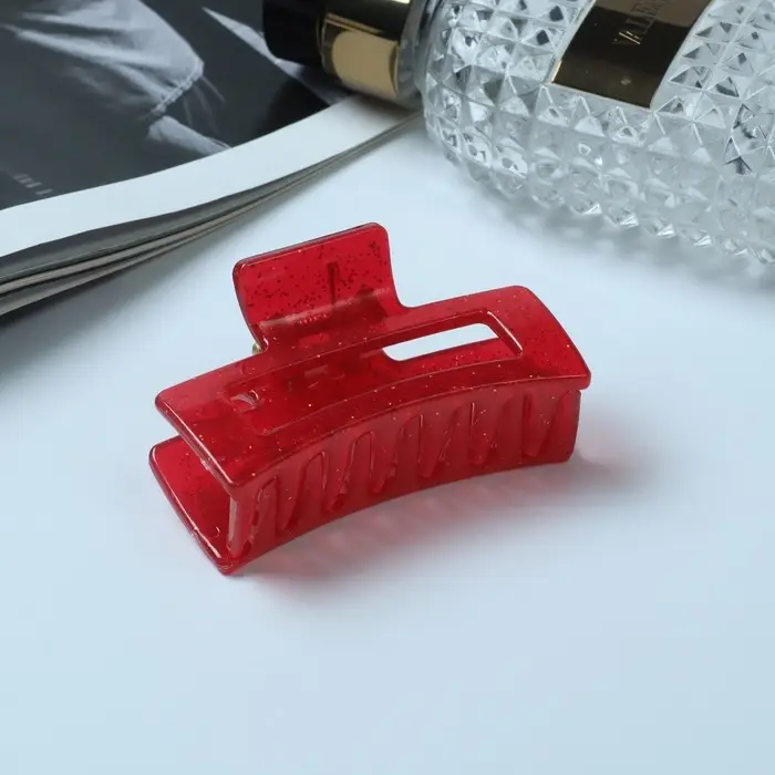 Крабик для волос «Глория», прямой, 6.5 см, МИКС Крабик для волос «Глория», прямой, 6.5 см, МИКС